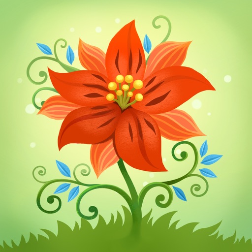 The Little Scarlet Flower. Interactive childrens' book. FREE