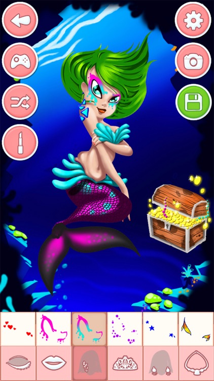 Mermaid Dressup&Makeup - A Mermaid Princess Salon Spa Makeover screenshot-3