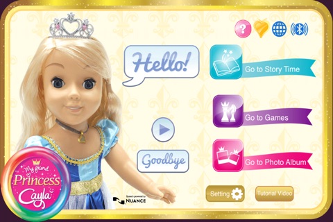 My friend Princess Cayla App (British English Version) screenshot 2