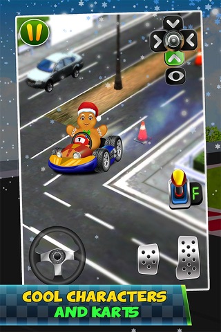 Christmas Car Parking Simulator - Real 3D Truck Driving Test & Santa Run Racing Games! screenshot 2