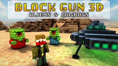 How to cancel & delete Block Gun 3D: Aliens and Cowboys from iphone & ipad 1