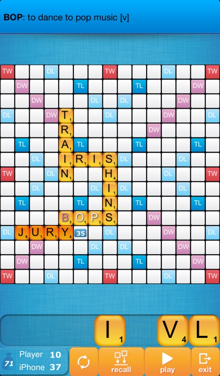 Classic Words (solo word game)