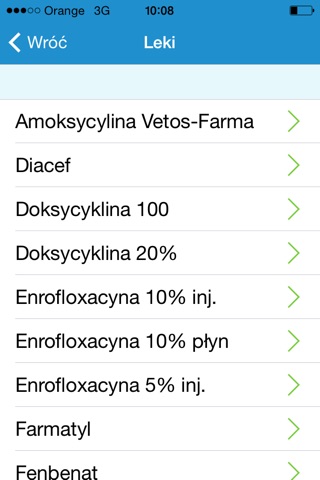 Kalkulator dawkowania Vetos-Farma screenshot 2