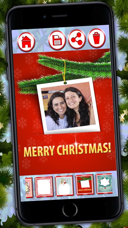 Christmas frames – Create customized xmas greetings to wish Merry Christmas