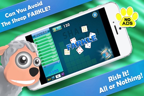 Farkle Fortune Farm Dice PRO - Selfie Zoo Risk Cubes screenshot 2