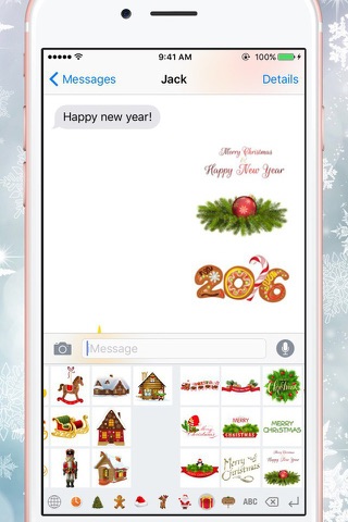 Christmas Sticker Keyboard Pro screenshot 3