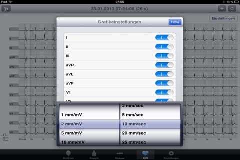 Multi-ECG screenshot 2