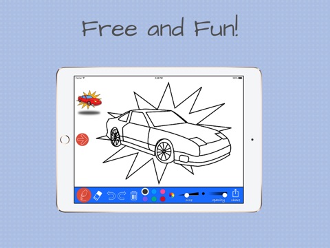 Coloring in with Cars and Trucks screenshot 3
