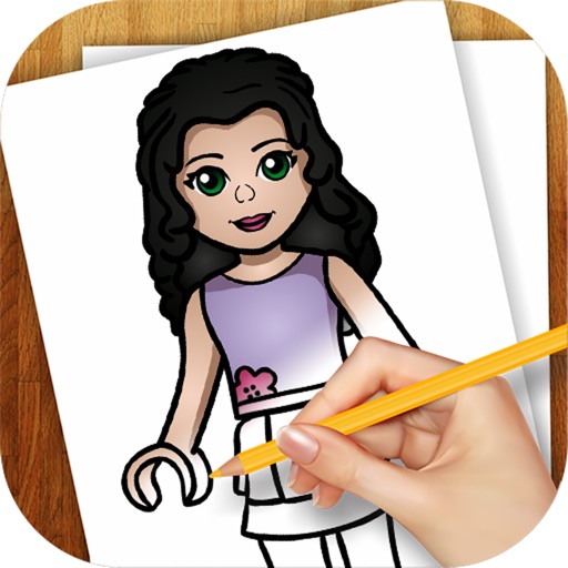Learn How To Draw Edition For Lego Friends