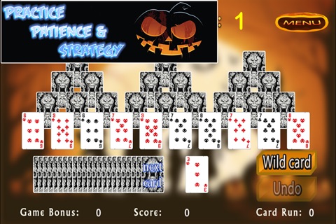 Christmas Magic Solitaire - play best horror classic pyramid card game screenshot 2