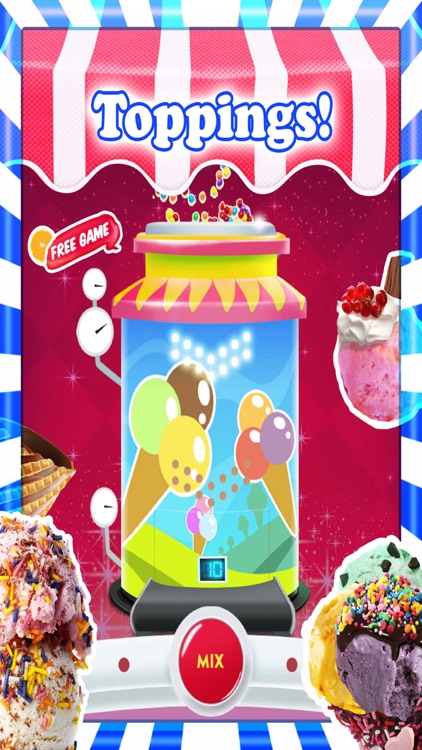 A Festive Ice Cream Maker HD. Make cones with different Flavours screenshot-3