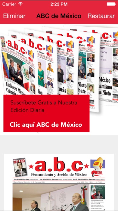 A. B. C. de México screenshot1