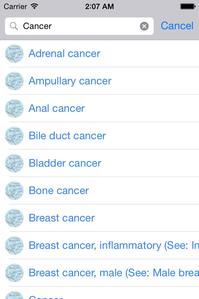 Diseases Dictionary Offline screenshot 2