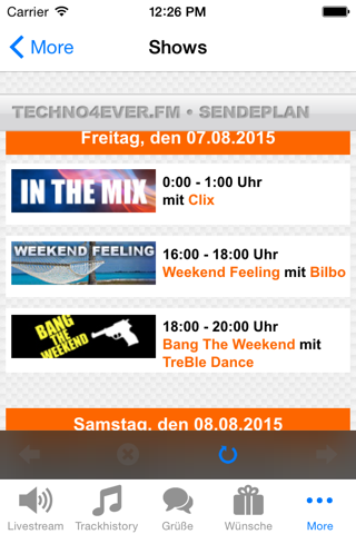 TECHNO4EVER Radio screenshot 2