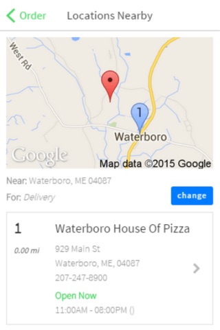 Waterboro House of Pizza screenshot 2