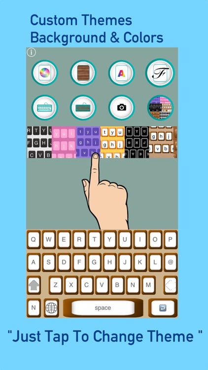 DIY Keyboard PRO - Design keyboard with cool Fonts, colorful background & Texture Themes screenshot-3