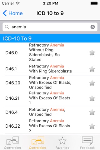 ICD-9 to ICD-10 Converter screenshot 4