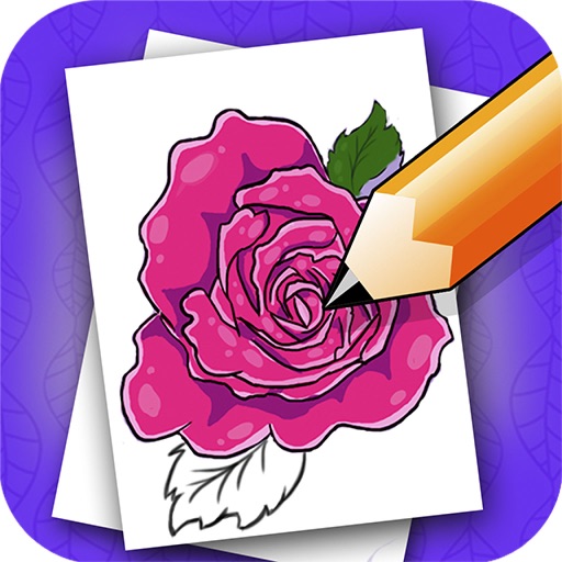 Drawing Lesson Flowers iOS App