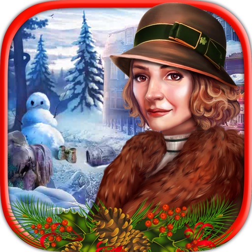 The Frozen lake Christmas Hidden Objects Games icon