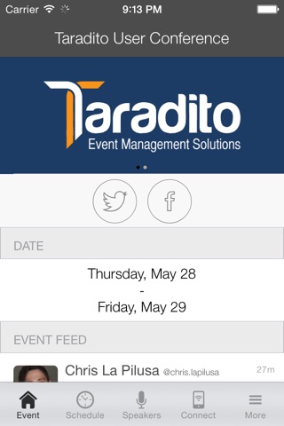 Taradito User Conference screenshot 2