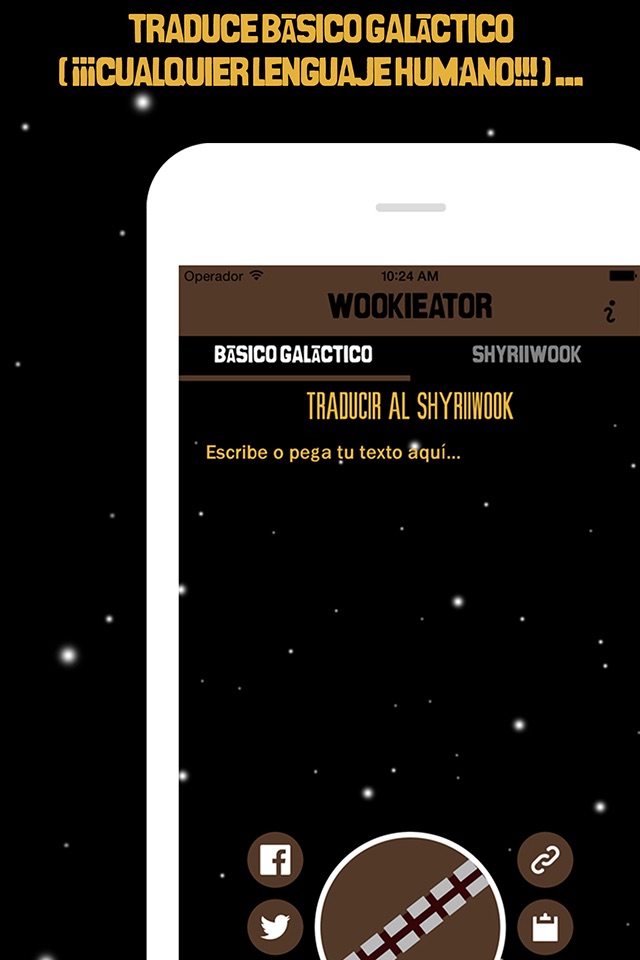Wookieator the Wookiee translator screenshot 2