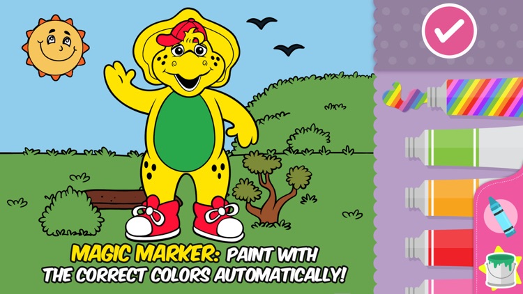 Color with Barney screenshot-3