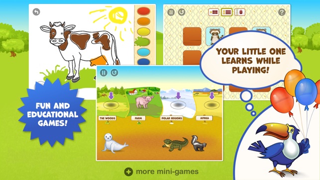 Zoo Playground - Games with animated animals for kids(圖3)-速報App