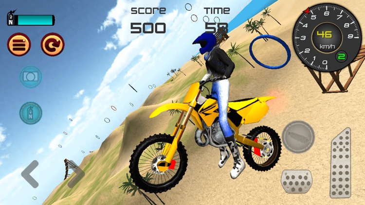 Motocross Beach Jumping 3D - Motorcycle Stunt Game