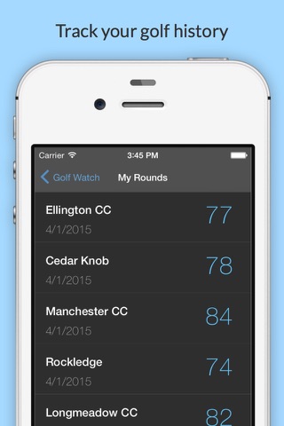 Golf Watch - Scorecard for iPhone and Apple Watch screenshot 4