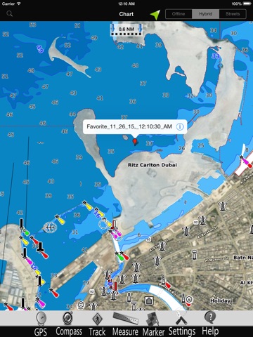 Dubai GPS Nautical charts pro screenshot 4