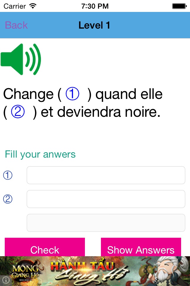 TyGonFR - French Listen Practice Free screenshot 3