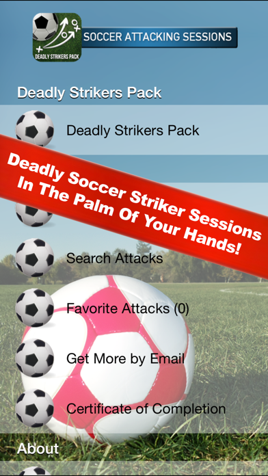 Soccer Attacking Sessions Screenshot 1
