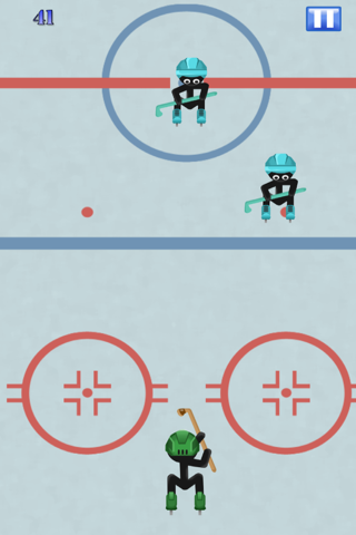 Stick-man Hockey Star Skater Fight screenshot 2