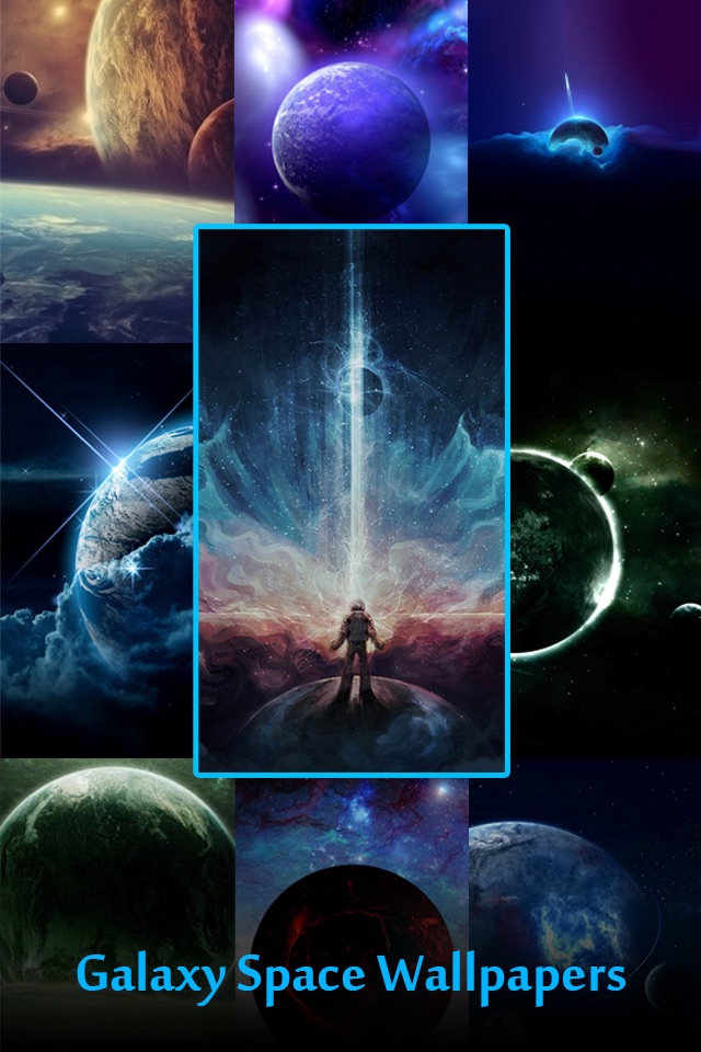 Galaxy Space Wallpapers & Backgrounds - Custom Home Screen Maker with HD Pictures of Astronomy & Planet screenshot 2