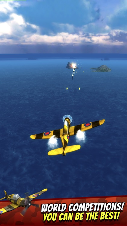 WW2 Air Attack - Realistic World War 2 Shooting Airplane Game screenshot-3