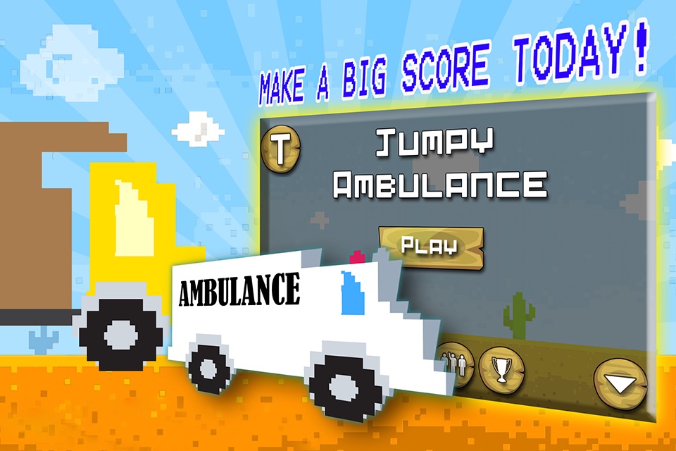 Jumpy Bumpy Ambulance Race With Dr. Classics Driving screenshot 3