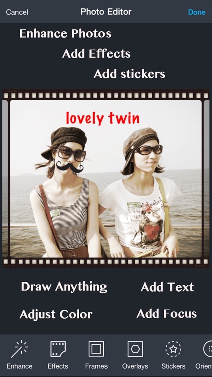 Flower Frame Collage