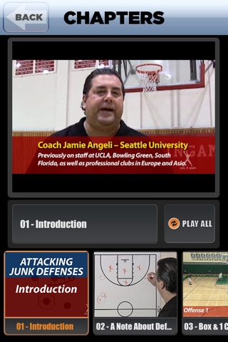 Attacking Junk Defenses: Play To Destroy Any Box & 1 or Triangle & 2 Defense - With Coach Jamie Angeli - Full Court Basketball Training Instruction screenshot 2