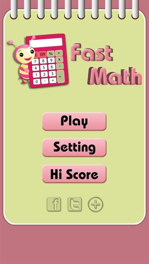 Education Game - Fast Math For Kids