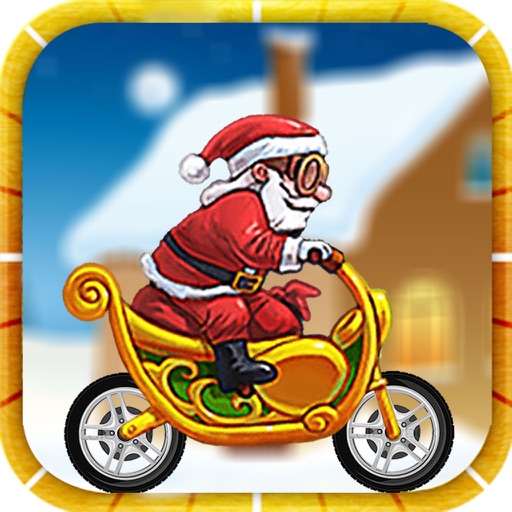 Santa on the Bike icon
