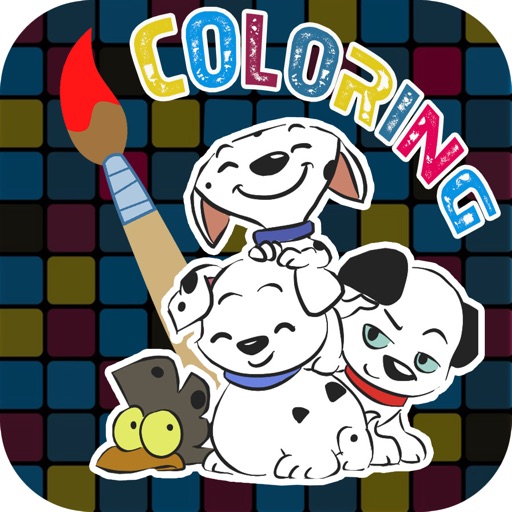Coloring Games For 101 Little Dalmatians Version iOS App