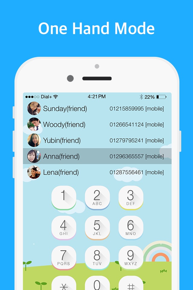 Dial+ (speed dial, Widget dial, one hand mode) screenshot 4