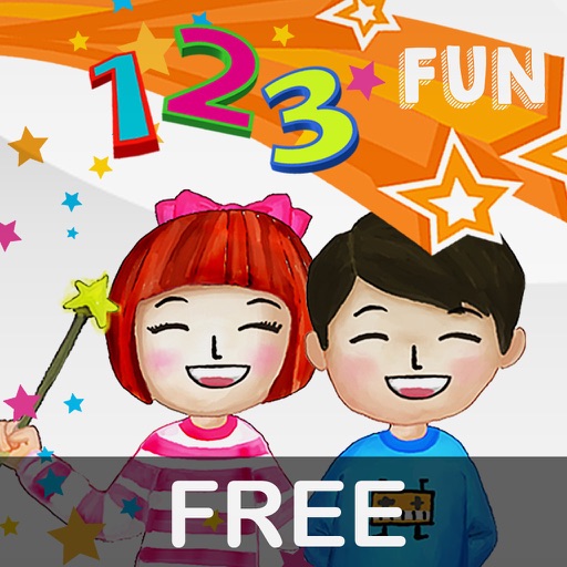 123 Fun (Lite): Write & Learn counting numbers Icon