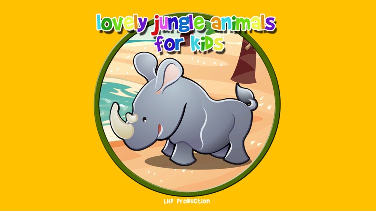 lovely jungle animals for kids - free game screenshot-0