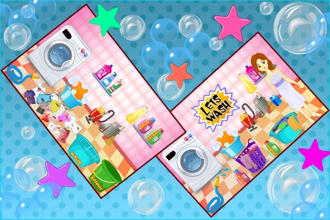 Kids Laundry & Cloth Ironing – Learn to cleanup dirty dresses & clothes in this washing game screenshot 2