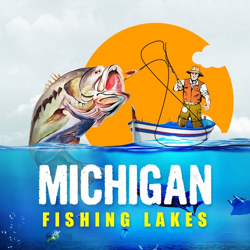 Michigan Fishing Lakes icon