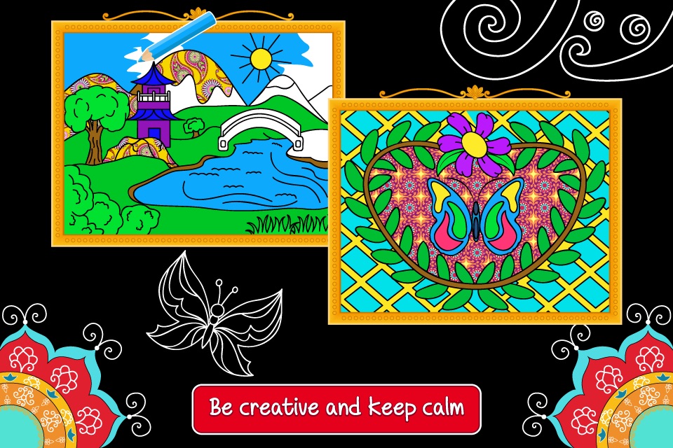 Balance Art Class: Stress Relieving Coloring Book for Adults FREE screenshot 4