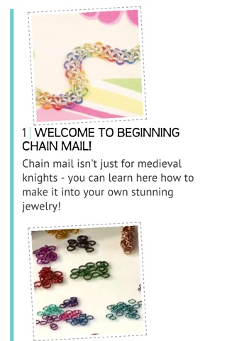 Beginning Chainmaille screenshot 2