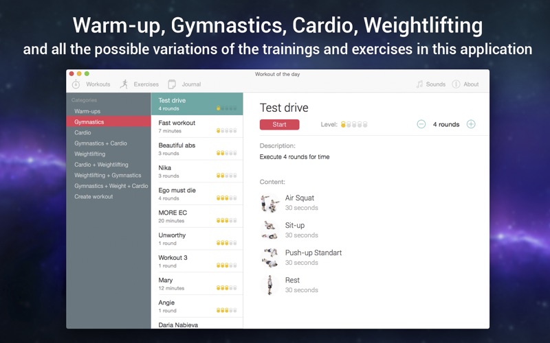 【图】每日锻炼应用程序进行日常培训和间隔锻炼(截图2)