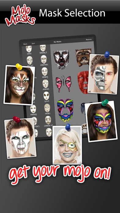 Mojo Masks - Add Fun Face FX to your photos/videos and shareのおすすめ画像5
